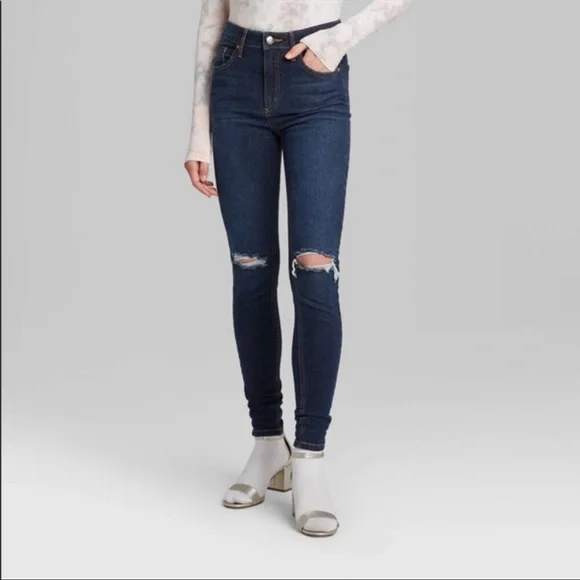 Wild fable ripped skinny jeans - Picture 2 of 5